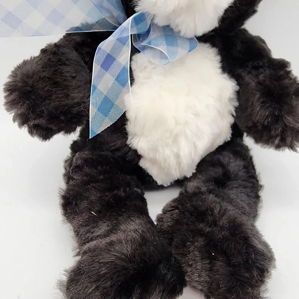 Vintage Gund Nipps Tuxedo Cat Plush 10